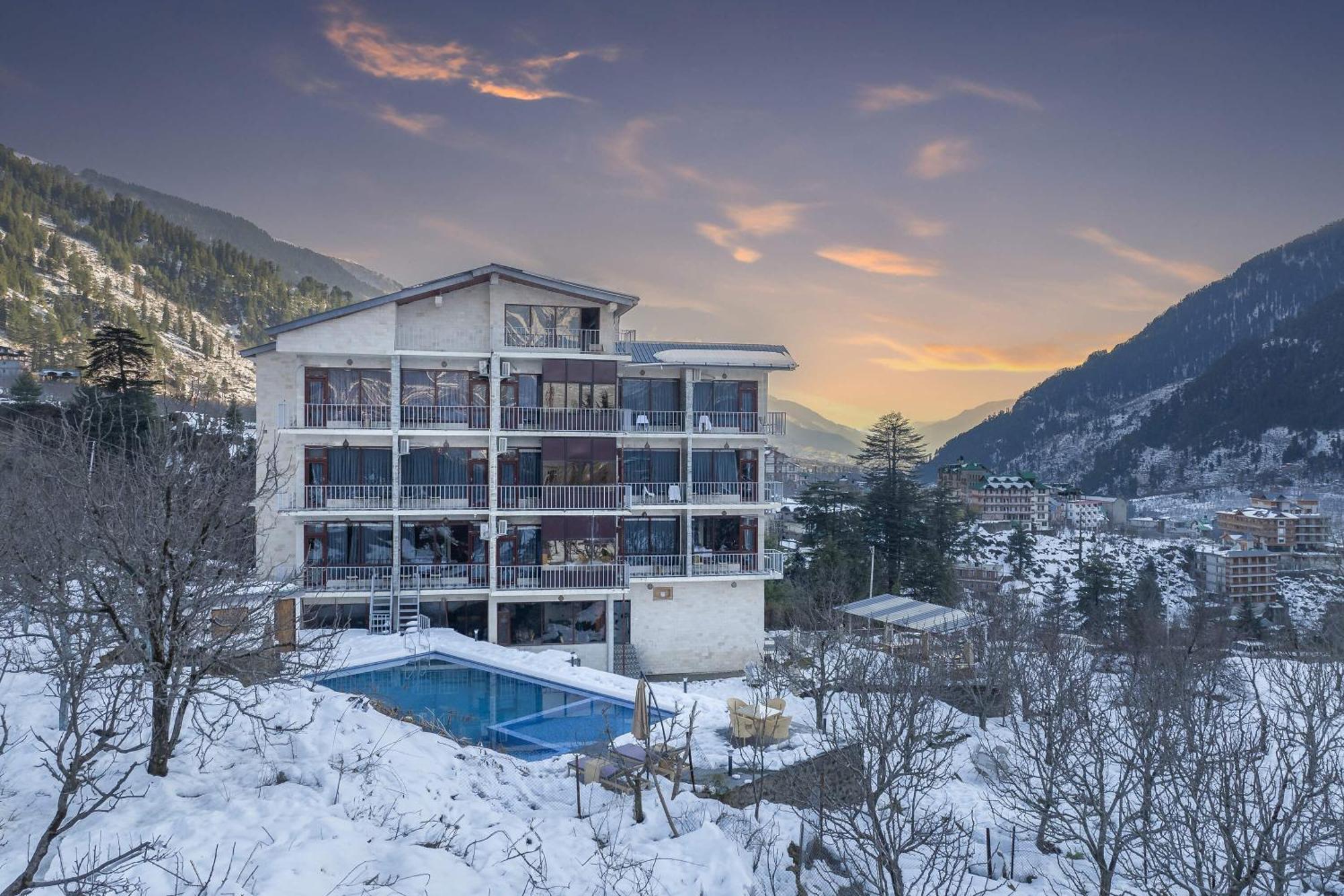 Echor Himalayan Aurum Manali, Heating & Cooling Exterior foto